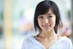 portrait of pretty young asian girl